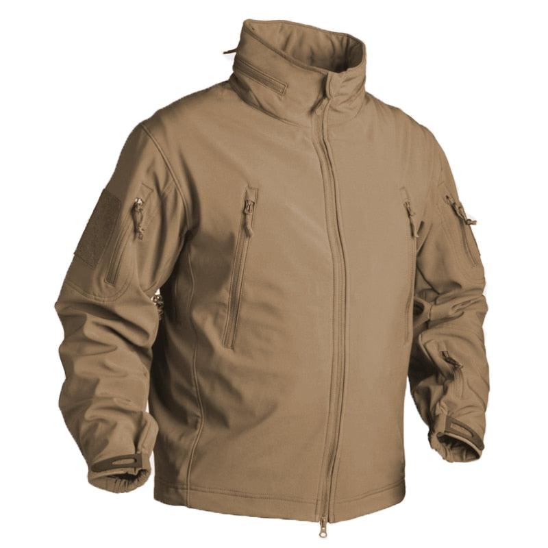 Men's Tactical Fleece Jacket | Waterproof Windproof Outdoor Coat
