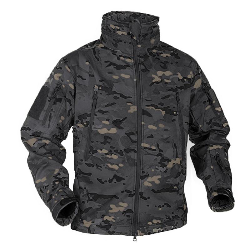Men's Tactical Fleece Jacket | Waterproof Windproof Outdoor Coat
