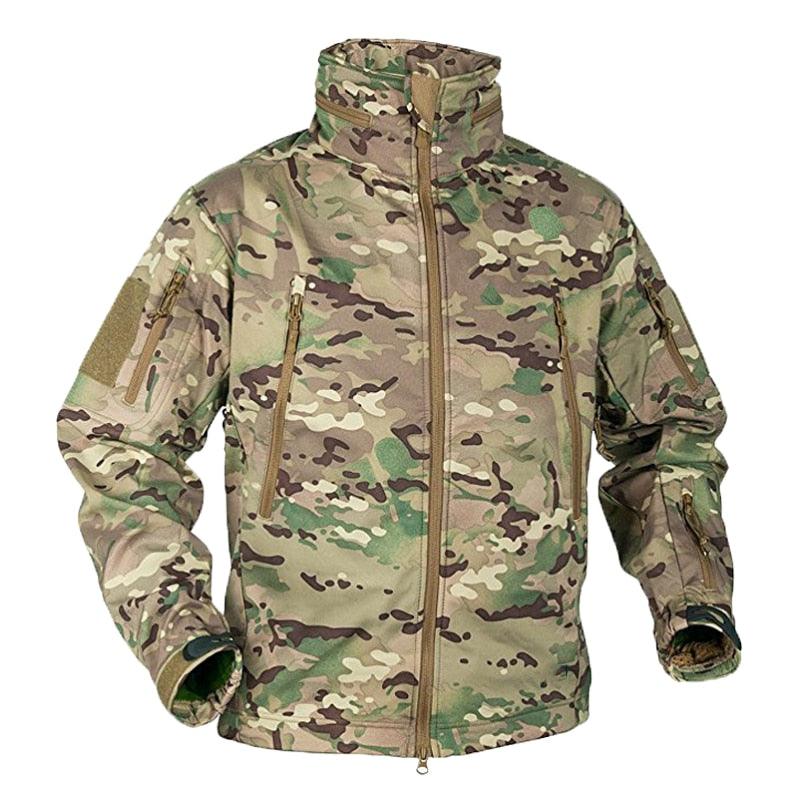 Men's Tactical Fleece Jacket | Waterproof Windproof Outdoor Coat