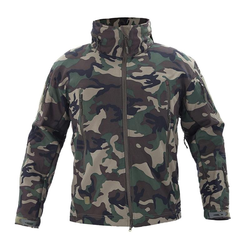 Men's Tactical Fleece Jacket | Waterproof Windproof Outdoor Coat