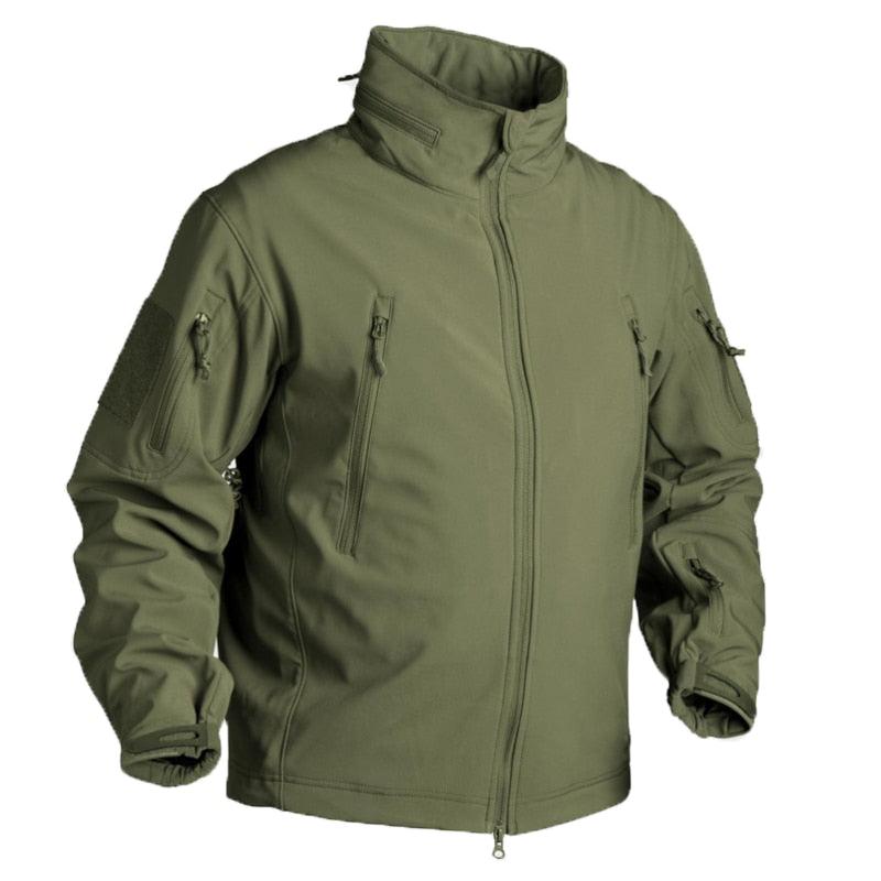 Men's Tactical Fleece Jacket | Waterproof Windproof Outdoor Coat