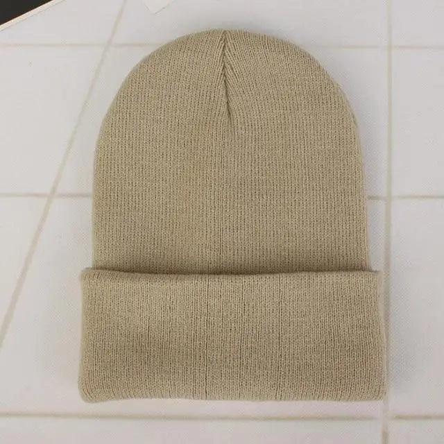 Knit Beanie Hat — Slouchy or Cuffed, Unisex | 19 Colors