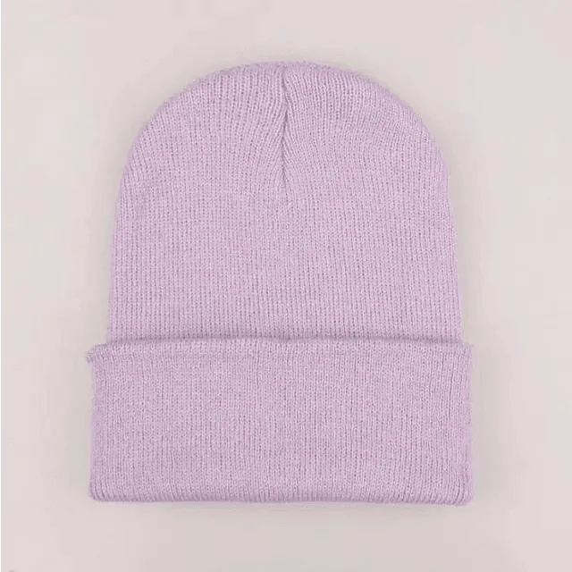 Knit Beanie Hat — Slouchy or Cuffed, Unisex | 19 Colors