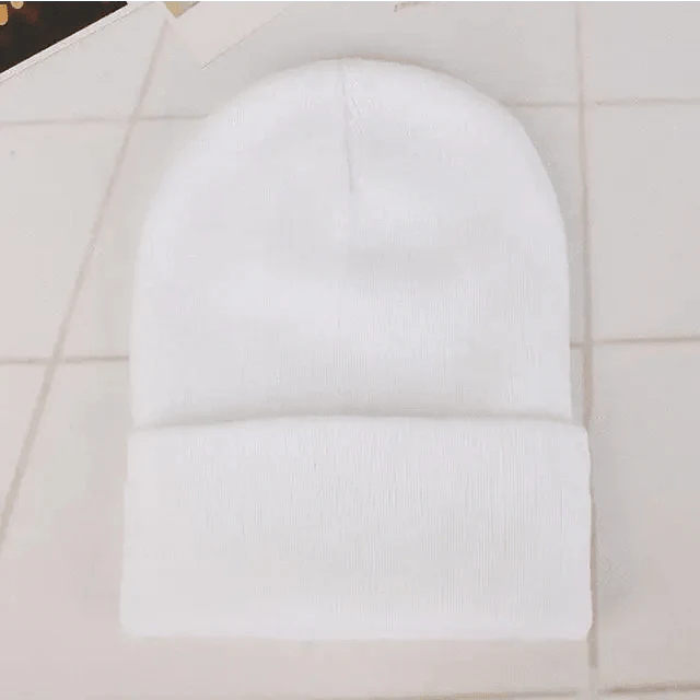 Knit Beanie Hat — Slouchy or Cuffed, Unisex | 19 Colors