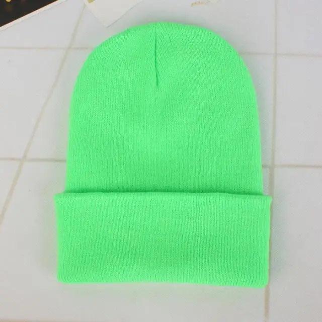 Knit Beanie Hat — Slouchy or Cuffed, Unisex | 19 Colors
