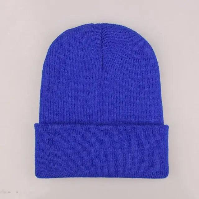 Knit Beanie Hat — Slouchy or Cuffed, Unisex | 19 Colors