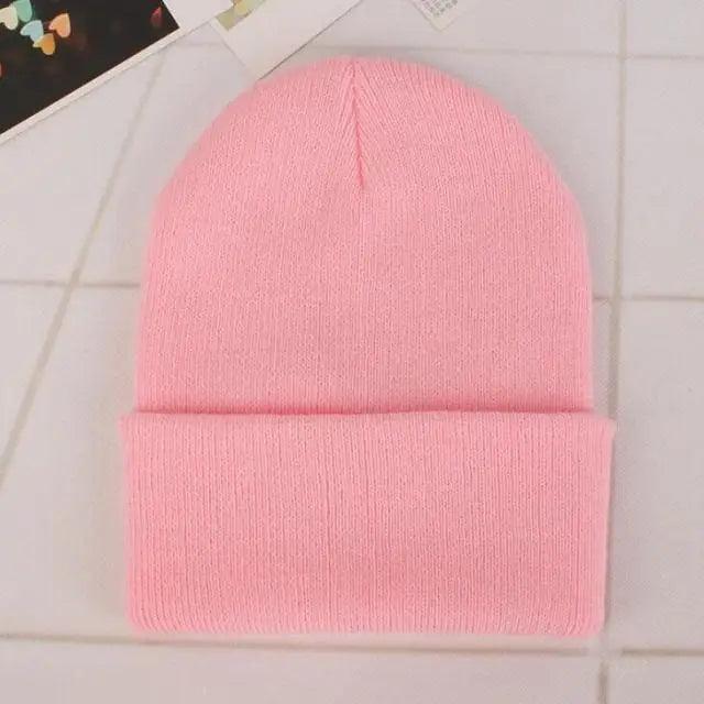 Knit Beanie Hat — Slouchy or Cuffed, Unisex | 19 Colors
