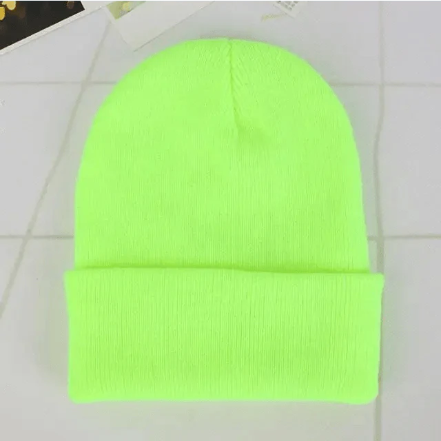 Knit Beanie Hat — Slouchy or Cuffed, Unisex | 19 Colors