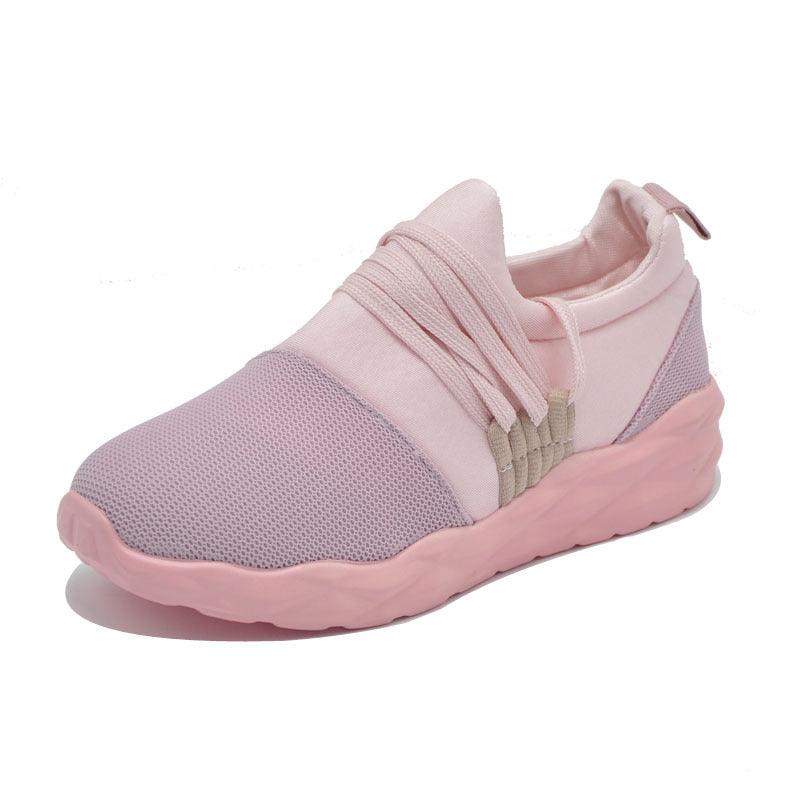 Women's Casual Breathable Lace-Up Sneakers | Cushioned Walking & Running Shoes