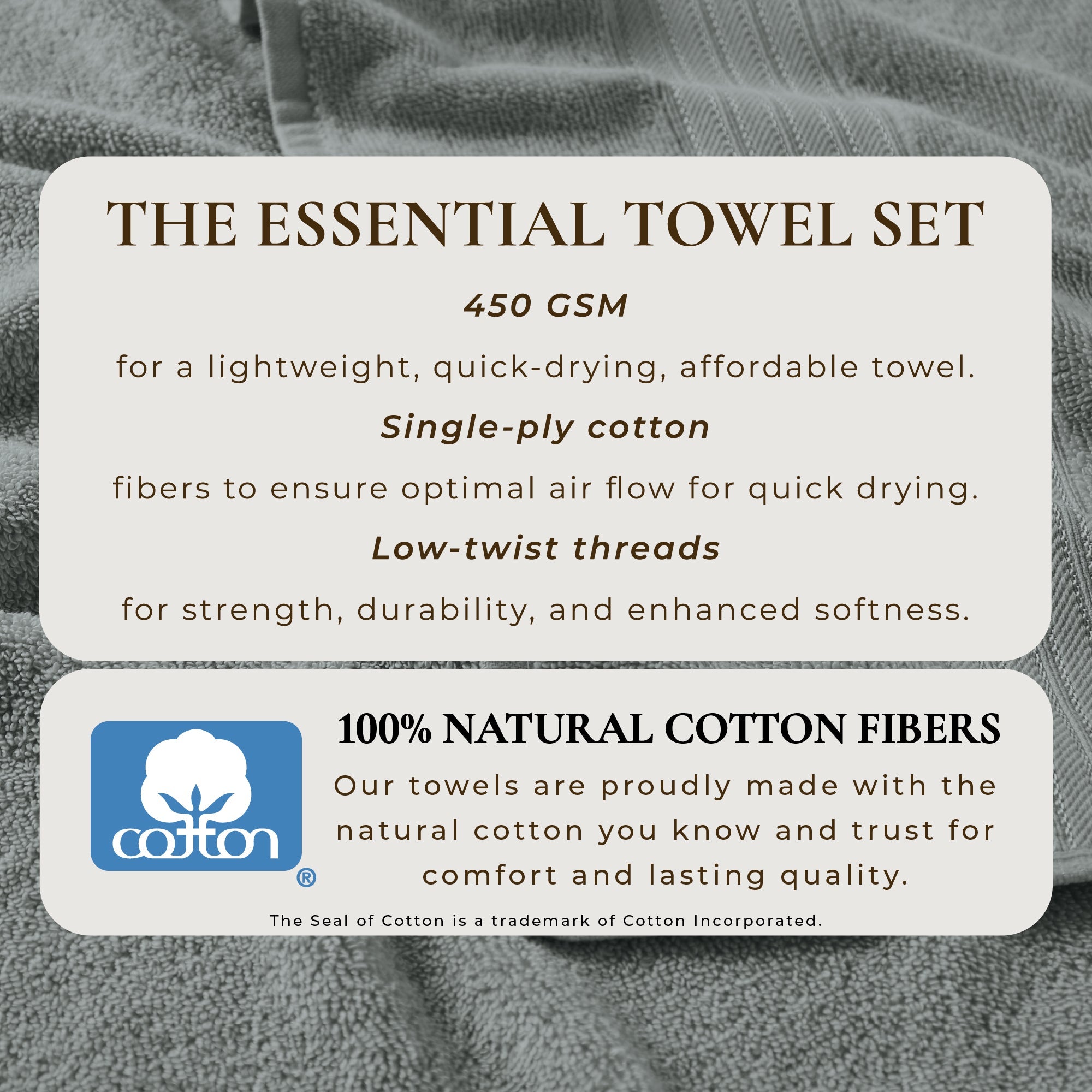 Feather Spun Cotton Bath Towels — Soft, Quick-Dry & Lightweight | Classic Bordered Style