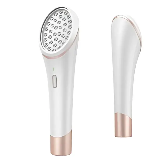 36-Bead LED Light Therapy Device | Blue & Red Light, Wireless Charging, Acne & Skin Rejuvenation