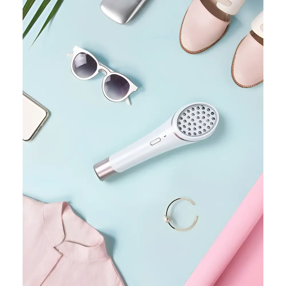 36-Bead LED Light Therapy Device | Blue & Red Light, Wireless Charging, Acne & Skin Rejuvenation