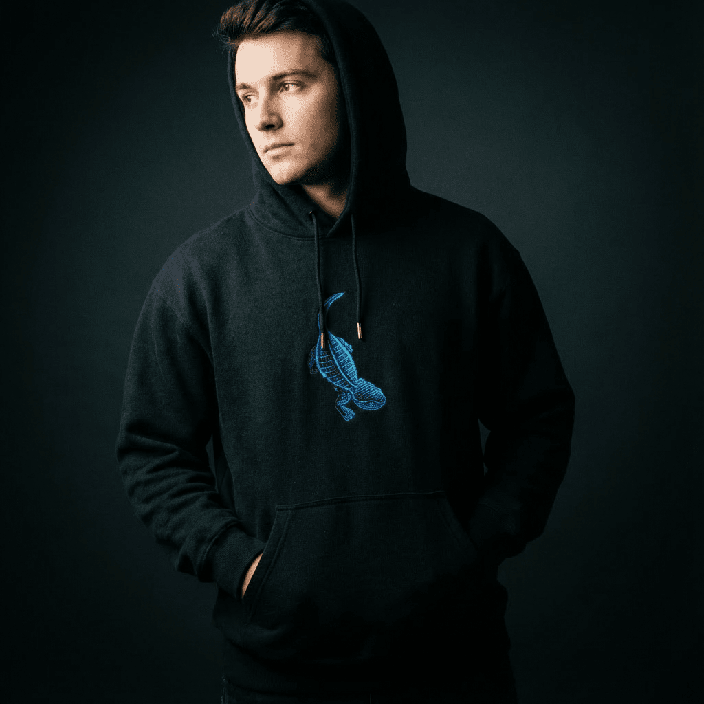 Yeti Knit Lost Species Newt Hoodie – 100% Cotton Streetwear