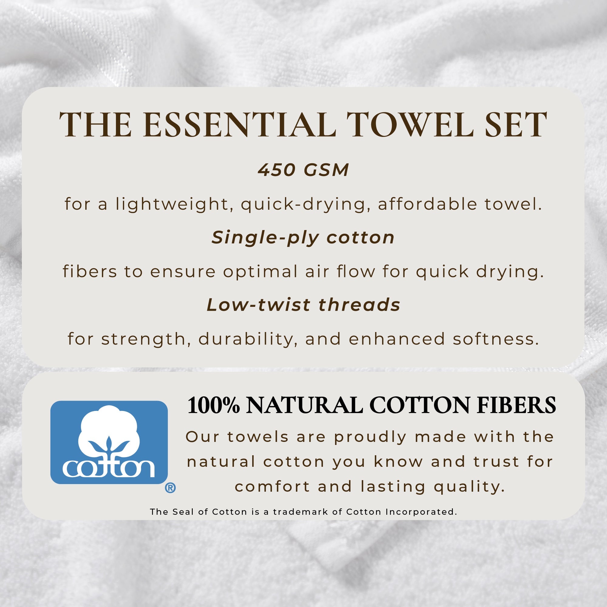 Feather Spun Cotton Bath Towels — Soft, Quick-Dry & Lightweight | Classic Bordered Style